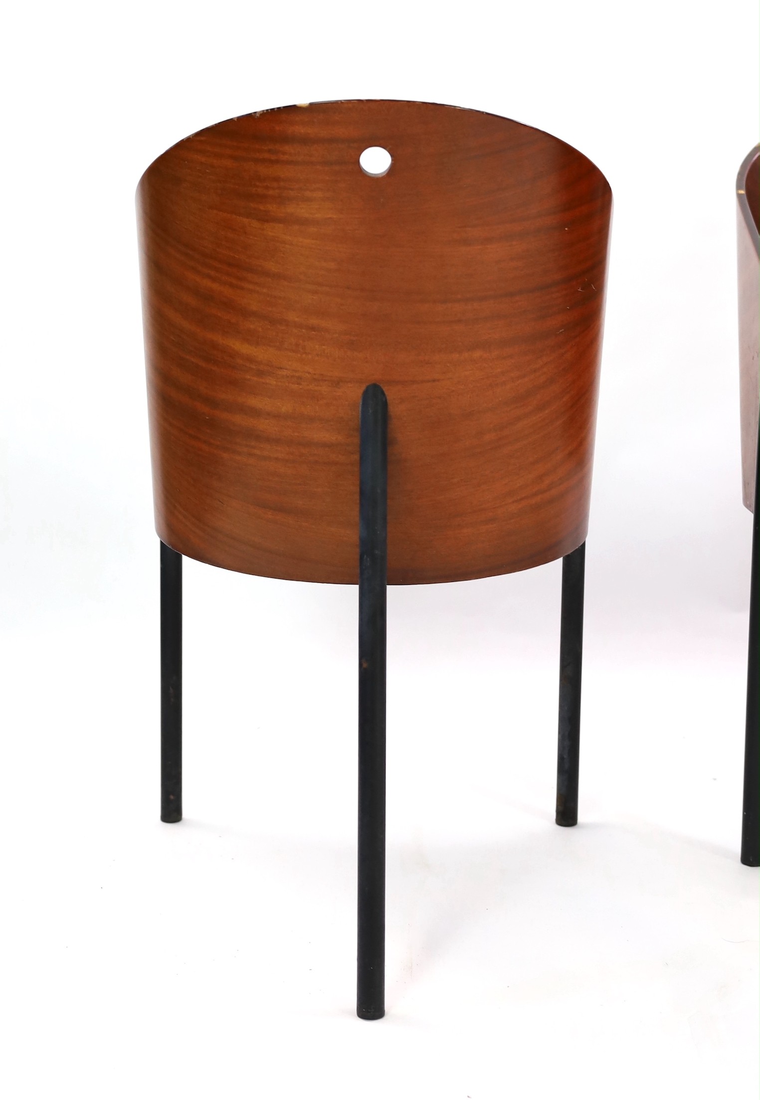 A set of four Philippe Starck Café Costes chairs, width 48cm height 81cm